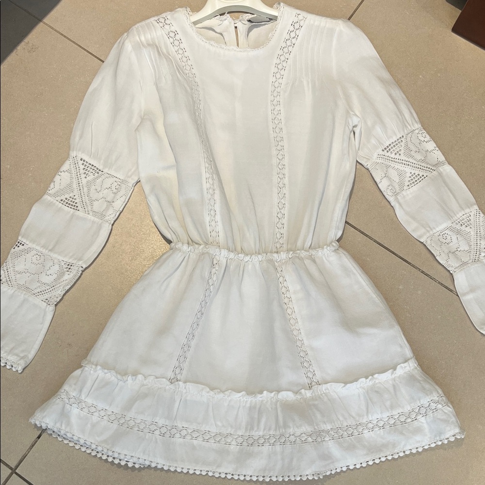 Annie Bing embroidered dress -excellent preowned condition- size Small - Picture 3 of 15